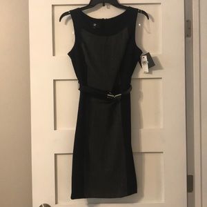 Women’s black and grey dress
